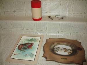 Les Kouba bluegill painting on a fr...