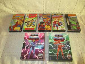 He-Man DVD box sets and Spiderman ,...