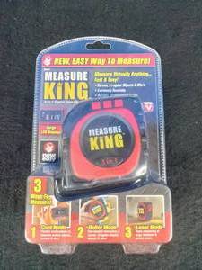 New Measure King 3-in-1 Tape Measure