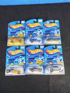 Lot of 6 New Mattel Hot Wheels 57 T-Bird, El Camino, and More