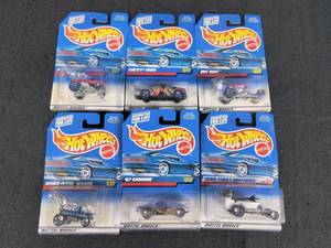 Lot of 6 New Mattel Hot Wheels Chevy 1500, Radio Flyer, and More