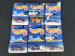 Lot of 6 New Mattel Hot Wheels 59 Chevy Impala, Dragster, and Others
