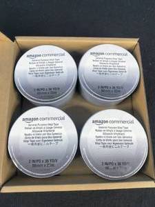 New Set of 4 General Purpose Vinyl Duct Tape 2x 36 Yards in Gray