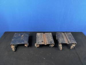 Three Snowmobile Dollies