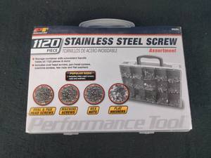 Performance Tool 1120 Pc. Stainless Steel Screw Set
