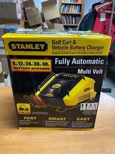 lot 4 image: Stanley Golf Cart & Vehicle Battery Charger