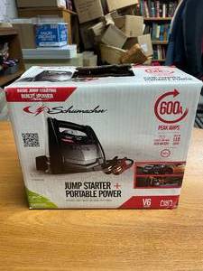 lot 5 image: Schumacher 600 Amp Jump Starter  Portable Power