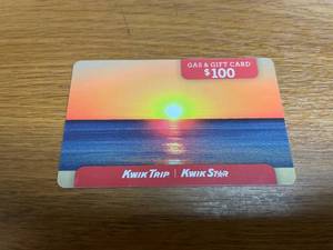 lot 12 image: $100 Kwik Trip Gift Card
