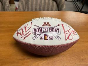lot 27 image: Gopher Football signed PJ Fleck