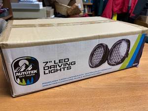 lot 31 image: Pair Autotek & LED Driving Lights