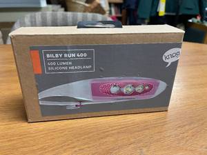 lot 67 image: Bilby Run 400 Pink Silicone Headlamp