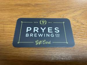 lot 76 image: $50 Pyres Brewing Gift Card