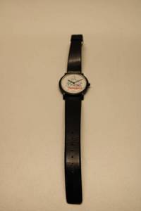 lot 15 image: Disneyland 35 Years Anniversary Watch with Black Leather Strap