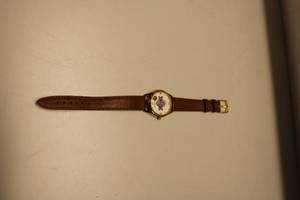 lot 29 image: Collectors Super Bowl XXVI Watch with Brown Leather Strap