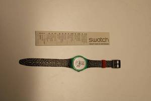 lot 31 image: Swatch Wristwatch with Coffee Cup Design