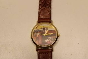 lot 61 image: Coopers Watchworks Brown Braided Leather Strap Watch