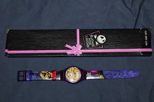 lot 72 image: The Nightmare Before Christmas Themed Wristwatch