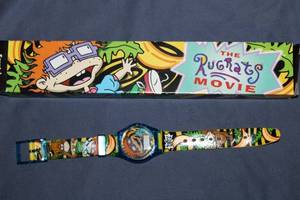 lot 76 image: The Rugrats Movie Collectible Watch with Original Packaging