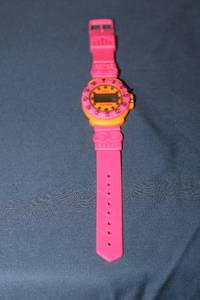 lot 81 image: Cost Cutters Childrens Digital Watch - Pink and Orange
