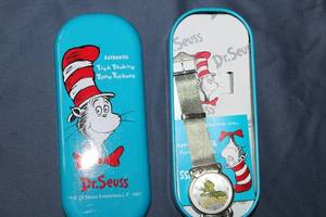 lot 121 image: Dr. Seuss Grinch Watch with Original Box