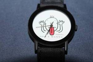 lot 124 image: Vintage Just Face It Novelty Watch