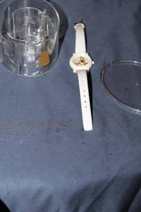 lot 167 image: Snow White Lorus Quartz Watch with White Band