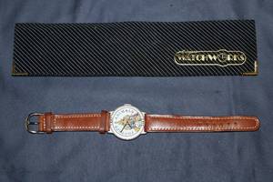lot 196 image: Coopers Watchwerks Protect Animals Quartz Watch with Leather Strap
