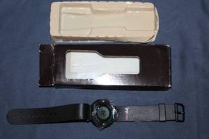 lot 200 image: Lorus Watch with Black Strap and Original Packaging