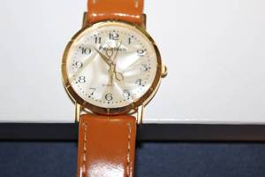 lot 209 image: PeachTech Quartz Wristwatch with Tan Leather Band