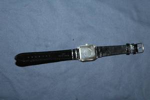 lot 210 image: Bowling Magazine Wristwatch with Black Leather Strap