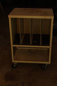 lot 31 image: Heavy-Duty Mobile Metal Material Handling Cart