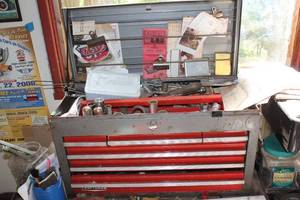 lot 57 image: Craftsman Tool Chest with Assorted Tools