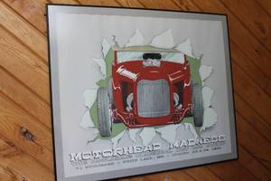 lot 69 image: Motorhead Madness The Hooligans Inaugural Hot Rod Event Poster
