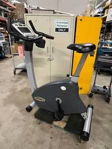lot 2 image: SportsArt C52U Optimal Workout Position Upright Cycle Stationary Bike -offering pre-programmed training programs - intensity can be adjusted to suit your needs&nbspwith CardioAdvisor Heart Rate Training System- Great Working Condition