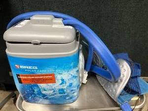 lot 8 image: MSRP $400 Breg Polar Care Cube Cold Therapy System w Intelli-Flo Knee Pad & Power Cord - GREAT WORKING CONDITION