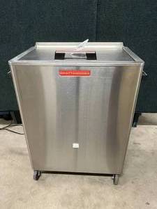 lot 11 image: MSRP $2700 Chattanooga Hydrocollator M-2 Mobile Hot Packs Heating Unit For Chiropractors, Animal Clinics, Physical Therapy Rehab Centers & More - Good Working Condition Power light does not light, does not affect functionality