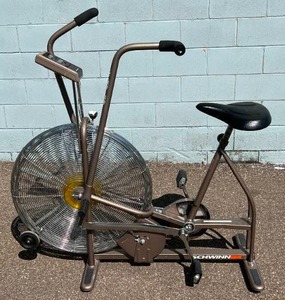 lot 19 image: Schwinn Airdyne Home Gym Recumbent Exercise Workout Physical Therapy Bike - 300 lbs. Weight Capacity - Great Working Condition