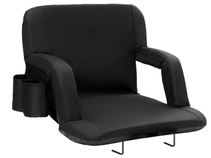 lot 431 image: VEVOR Stadium Seat with Back Support, Wide Bleacher Seat Back, Folding Padded Cushion