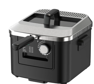 lot 524 image: Mainstays 4L Deep Fryer, Stainless Steel Lid, Electric, New Model