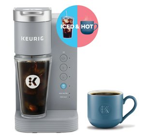 lot 541 image: Keurig K-Iced Essentials Iced and Hot Single-Serve K-Cup Pod Coffee Maker, Gray