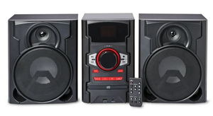 lot 59 image: Groove Onn. 100W CD Stereo with USB & Bluetooth Connectivity