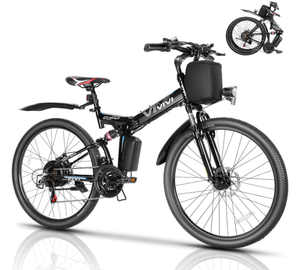 lot 96 image: Vivi M026TGB Electric Bike 26 Electric Bike, Peak 850W Folding Electric Mountain Bike 22MPH