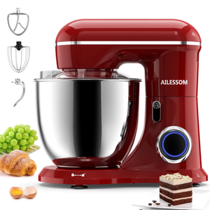 lot 126 image: Ailessom New Stand Mixer,6.5-QT 660W 10-Speed Tilt-Head Kitchen Electric Mixer