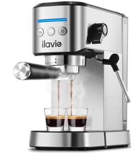 lot 134 image: Ilavie Espresso Coffee Machines 20 Bar, Espresso Machine with Steamer for Espresso