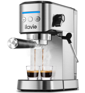 lot 136 image: Ilavie Espresso Coffee Machines 20 Bar, Espresso Machine with Steamer for Espresso
