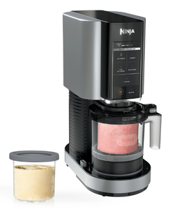 lot 353 image: Ninja CREAMi, Ice Cream Maker, 5 One-Touch Programs, (2) 16oz. Pints with Storage Lids, NC300