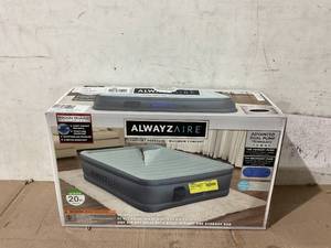 lot 202 image: Queen Size AlwayzAire 20 Air Mattress with Built-in Pump