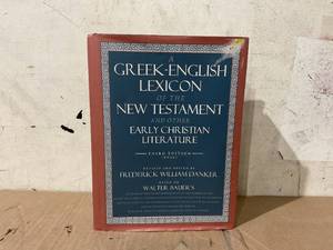 lot 207 image: A Greek-English Lexicon of the New Testament and Other Early Christian Literature, 3rd Edition