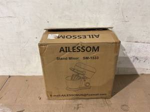 lot 209 image: Ailessom New Stand Mixer,6.5-QT 660W 10-Speed Tilt-Head Kitchen Electric Mixer