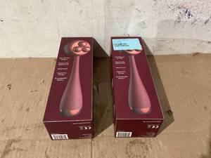 lot 222 image: LOT OF 2 PMD Clean - Smart Facial Cleansing Device with Silicone Brush & Anti-Aging Massager